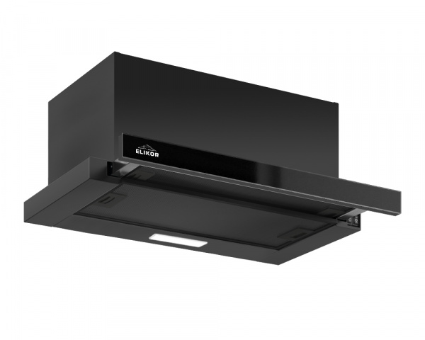 Вытяжка ELIKOR Slide Glass 60П-1000 Чёрный/Чёрный