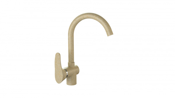 Смеситель КМ005 Q14 Ваниль матовый