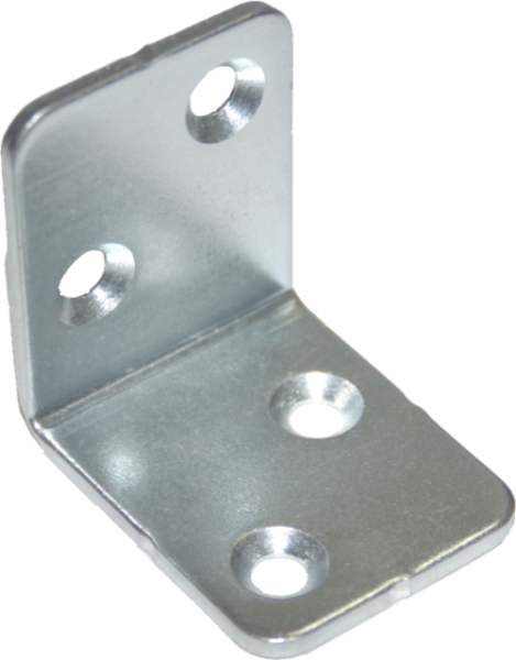 Уголок 32х32х26х2,0 мм 4 отверстий Цинк Металлист