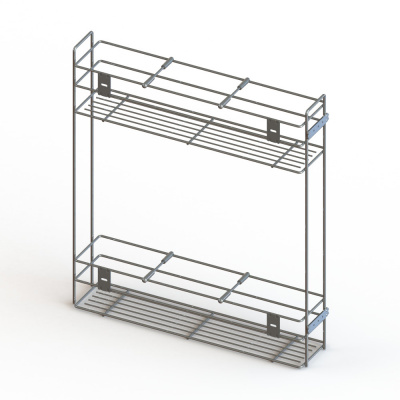 Бутылочница боковая 200-2 Графит без направляющих ЭКОНОМ ЮММ 15 кг.