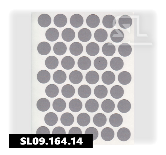 Пластиковые заглушки самоклеящиеся 14мм для евровинта U788 PACIFIC