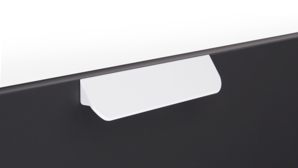 Ручка скоба TICK RS 156 96 Белый Алюминий