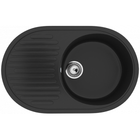 Мойка овальная U107 Ультра-чёрный