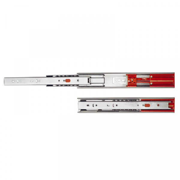 Направляющая шариковая 45\200 мм доводчик полного выдвижения SETE 35 кг.