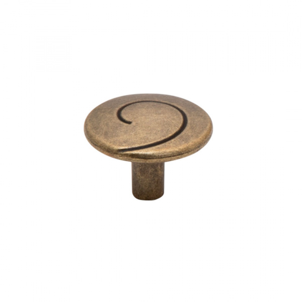 Ручка кнопка RK 090 Бронза оксидированная