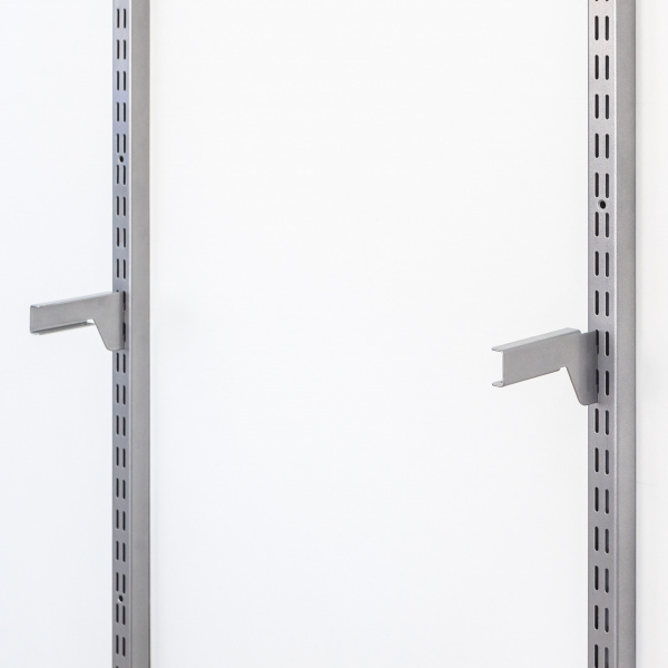 Крепёжный комплект боковой 90 для полки ЛДСП 25мм Серый GARDIE