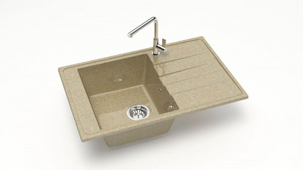 Мойка прямая Зельда Z32 Q5 Песочный глянец