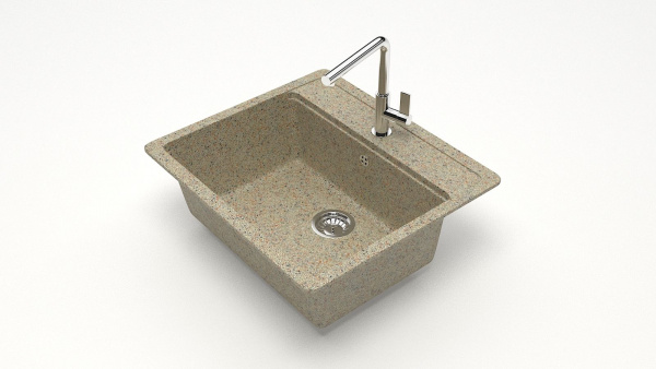 Мойка прямая F9 Q5 Песочный матовый