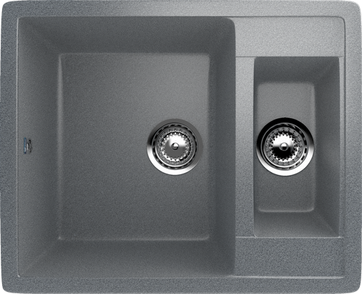 Мойка двойная U106 Тёмно-серый