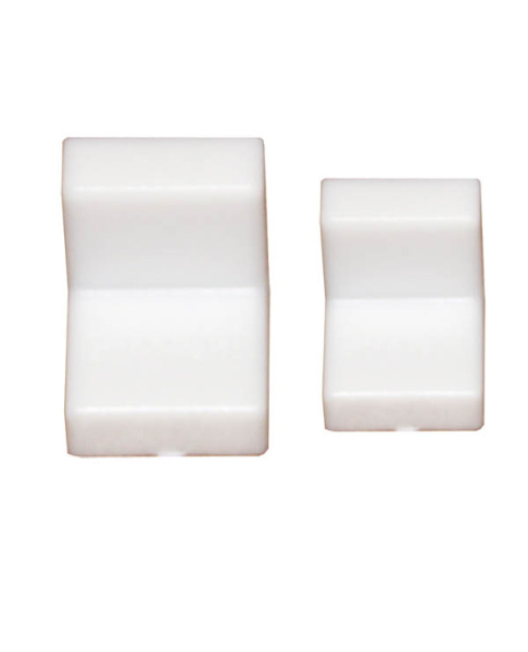 Накладка пластиковая 25х25 мм Белая Grandis