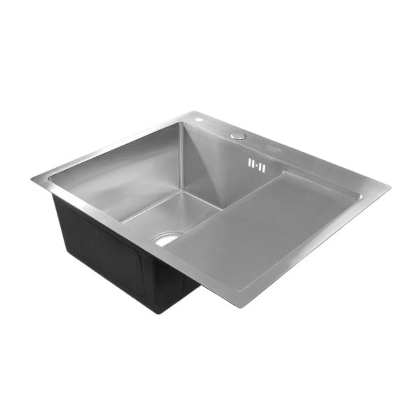 Мойка врезная прямая с крылом PR 5851 Even Сатин 3мм Левая