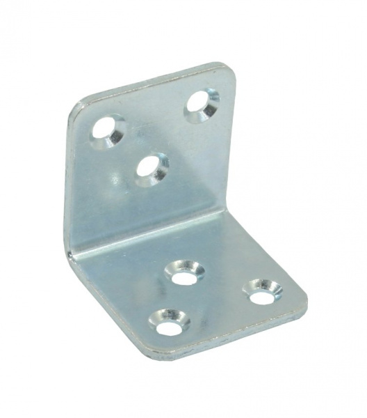 Уголок 37х37х35х2,3 мм 6 отверстий Цинк Металлист