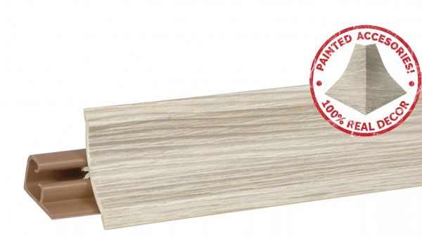 Плинтус LB-23 3м Дуб молочный (Дуб Габсбургский)