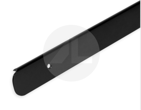 Плата торцевая для столешниц 28 ун. "Скиф" (600) Чёрная Алкона