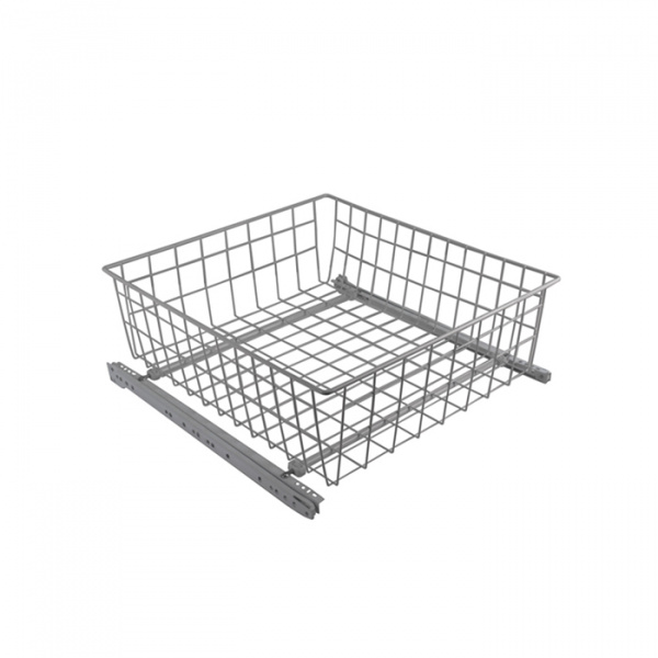 Корзина на шариковых направляющих 435х475х150 Хром Sibo 25 кг.