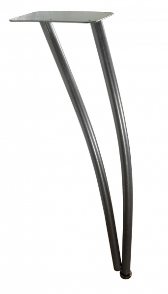 Опора стола регулируемая диаметр 25 мм Металлик