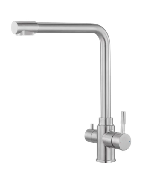 Смеситель S3630 Сатин с краном для питьевой воды