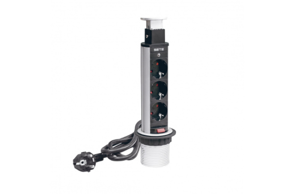 Удлинитель выдвижной SPO-3G 60 мм Серый SETE