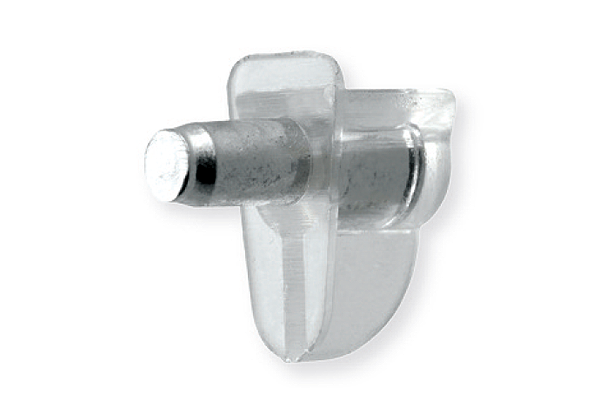 Полкодержатель с бесцветной пластиковой насадкой FIT