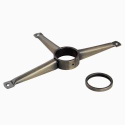 Крепление для столешницы 246-1 диаметр 50 мм Античная бронза Kalibra