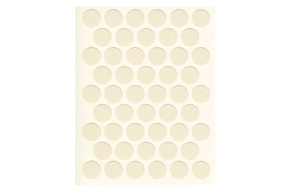 Пластиковые заглушки самоклеящиеся 18мм для евровинта PC2508 Крем PACIFIC