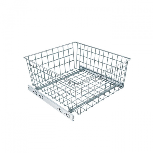 Корзина на шариковых направляющих 435х475х200 Хром Sibo 25 кг.