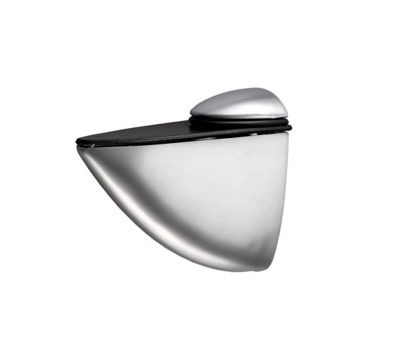 Держатель для стеклянных полок МАКСИ 48 Хром матовый AMIX