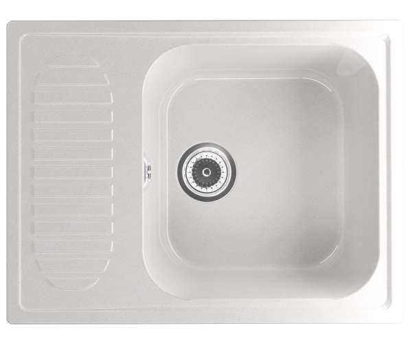 Мойка глянцевая прямая U202 Brilliant Белый 