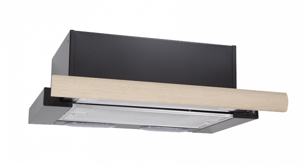 Вытяжка ELIKOR Интегра 60П-400-В2Л Чёрный Дуб неокрашенный