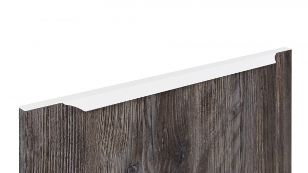 Ручка торцевая WING 114 512/600  Белый Алюминий