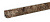 Плинтус LB-15 Аламбра тёмная 3,0 м 20-15-0-6133