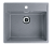 Мойка глянцевая квадратная U104 Brilliant Графитовый
