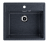 Мойка глянцевая квадратная U104 Brilliant Антрацит 