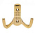 Крючок 2х рожковый N45 Золото EDSON