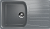 Мойка прямая U703 Тёмно-серый 