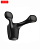 Крючок 2х рожковый 5103 Чёрный EDSON 