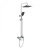 Душевой гарнитур KALTI Хром с лейкой и тропическим душем OSGARD