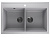 Мойка прямая Quartz Ruma 780 Платина