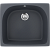 Мойка квадратная большая U408 Антрацит