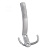 Крючок 3х рожковый KR 0070 SC Хром матовый KERRON 15 кг.