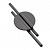 Ручка накладная 6604-192-MGR 192MM Графит матовый СНЯТ
