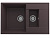 Мойка двойная Quartz Prima 780 1.5К Трюфель