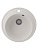Мойка круглая Quartz Nora 485 Жасмин