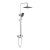 Душевой гарнитур MANEN Хром с лейкой и троп. душем OSGARD