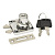 Замок для купе LOCK.202.CR Хром MF