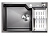 Мойка AMOLLET 3 мм PS 6548 P 65*48 Графит