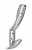 Крючок 2х рожковый RW 0808 Хром матовый GAMET