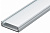Алюминиевый профиль нак. 2000 х 23,8 х 6 мм, (2 заг.+4 креп)		