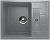 Мойка прямая U207 Графитовый