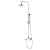 Душевая стойка SOLEN 57050 Хром со смесителем. лейкой и тропическим душем OSGARD